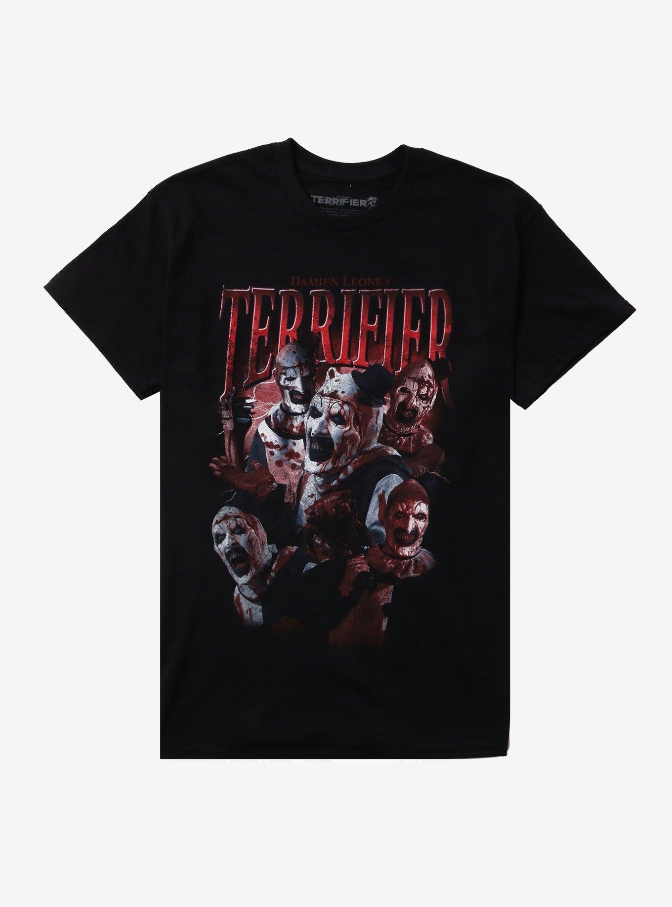 Terrifier Art The Clown Collage T Shirt