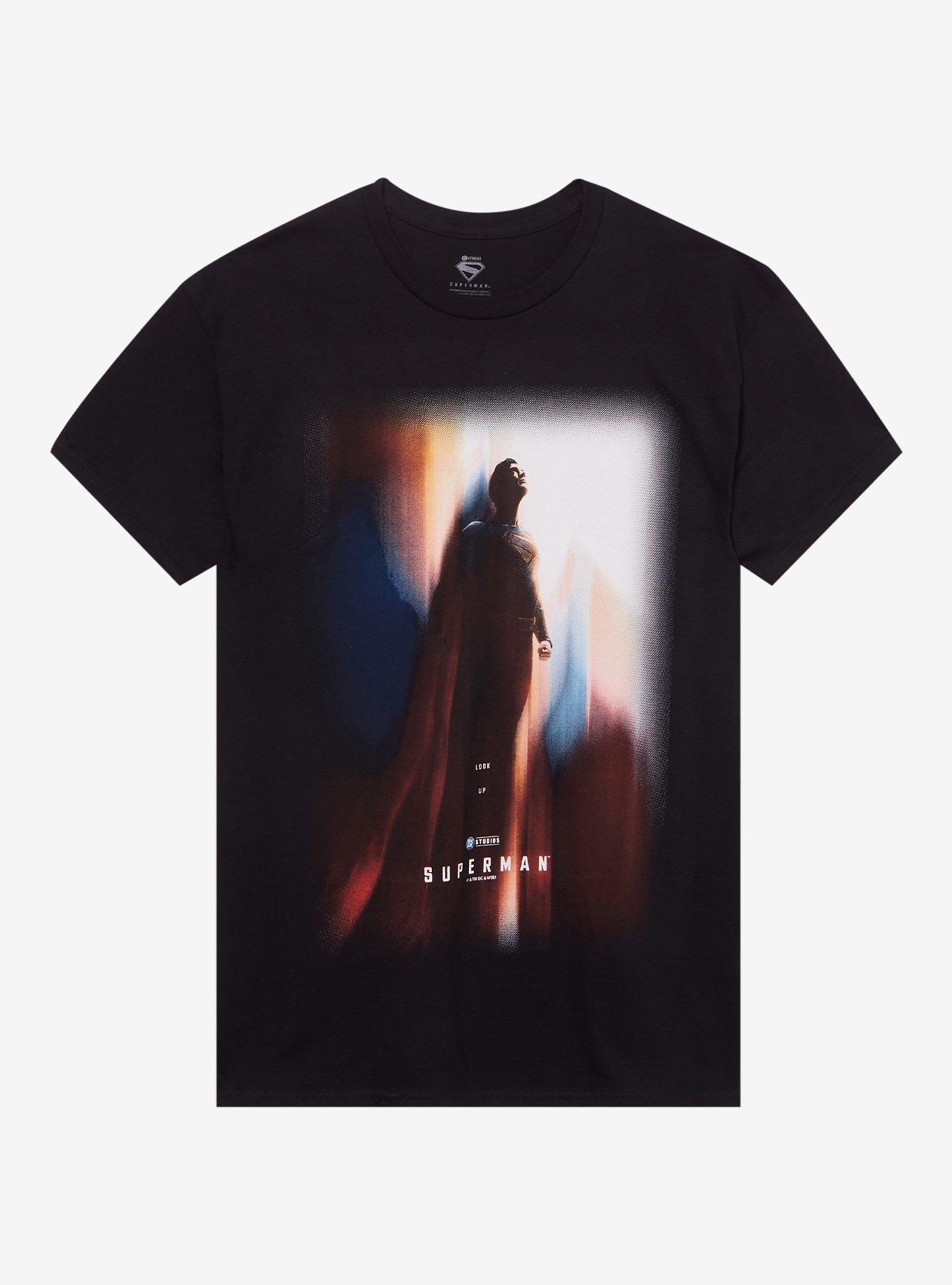 DC Comics Superman Look Up Movie Poster T-Shirt