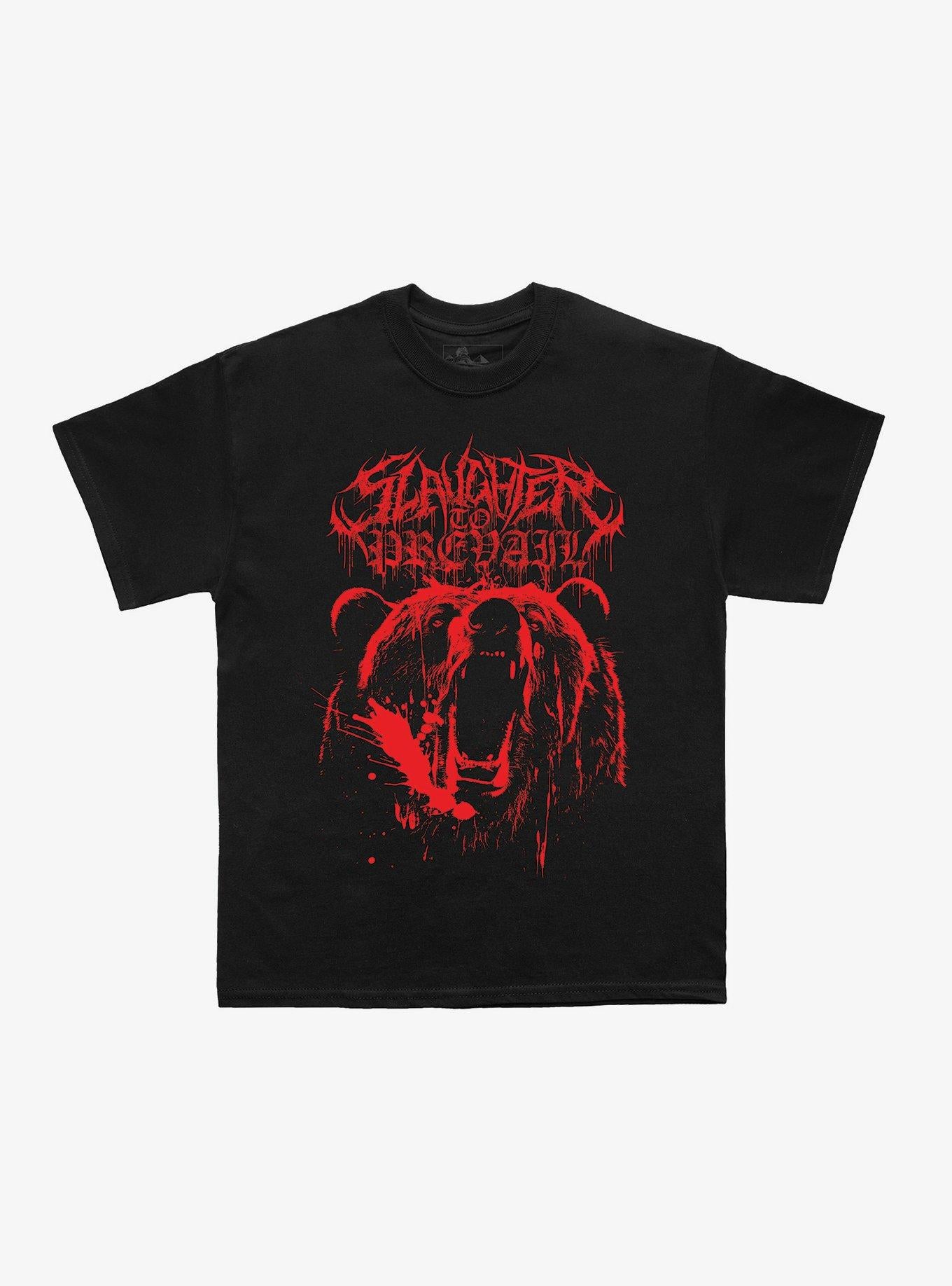 Slaughter To Prevail Grizzly Snarling Bear T Shirt