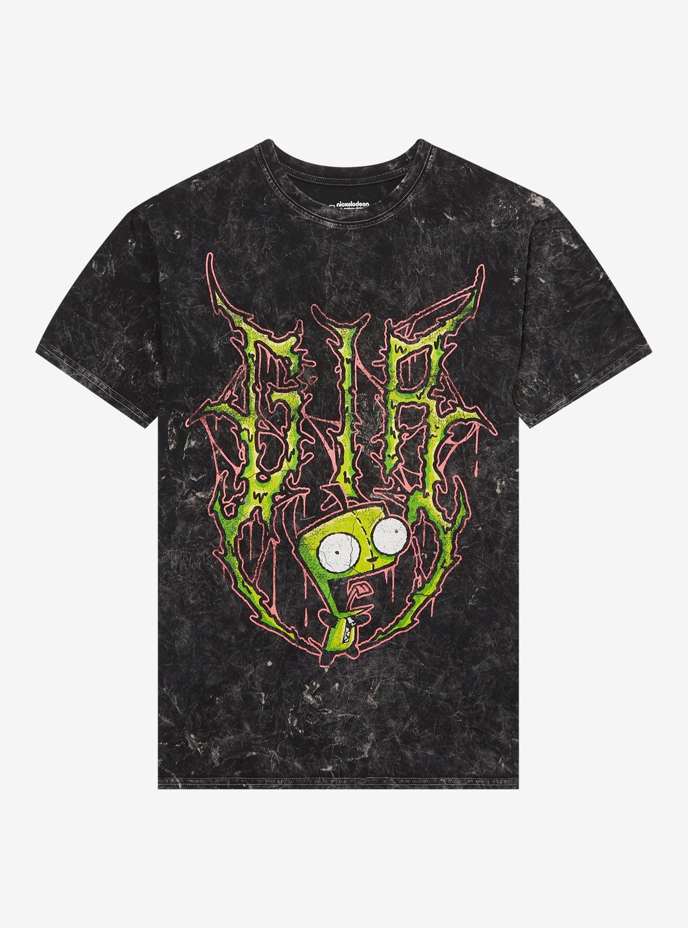Invader Zim GIR Metal Dark Wash Girls TShirt Graphic Tee | Graphic Tee | Unisex Shirt | Best-Selling Design