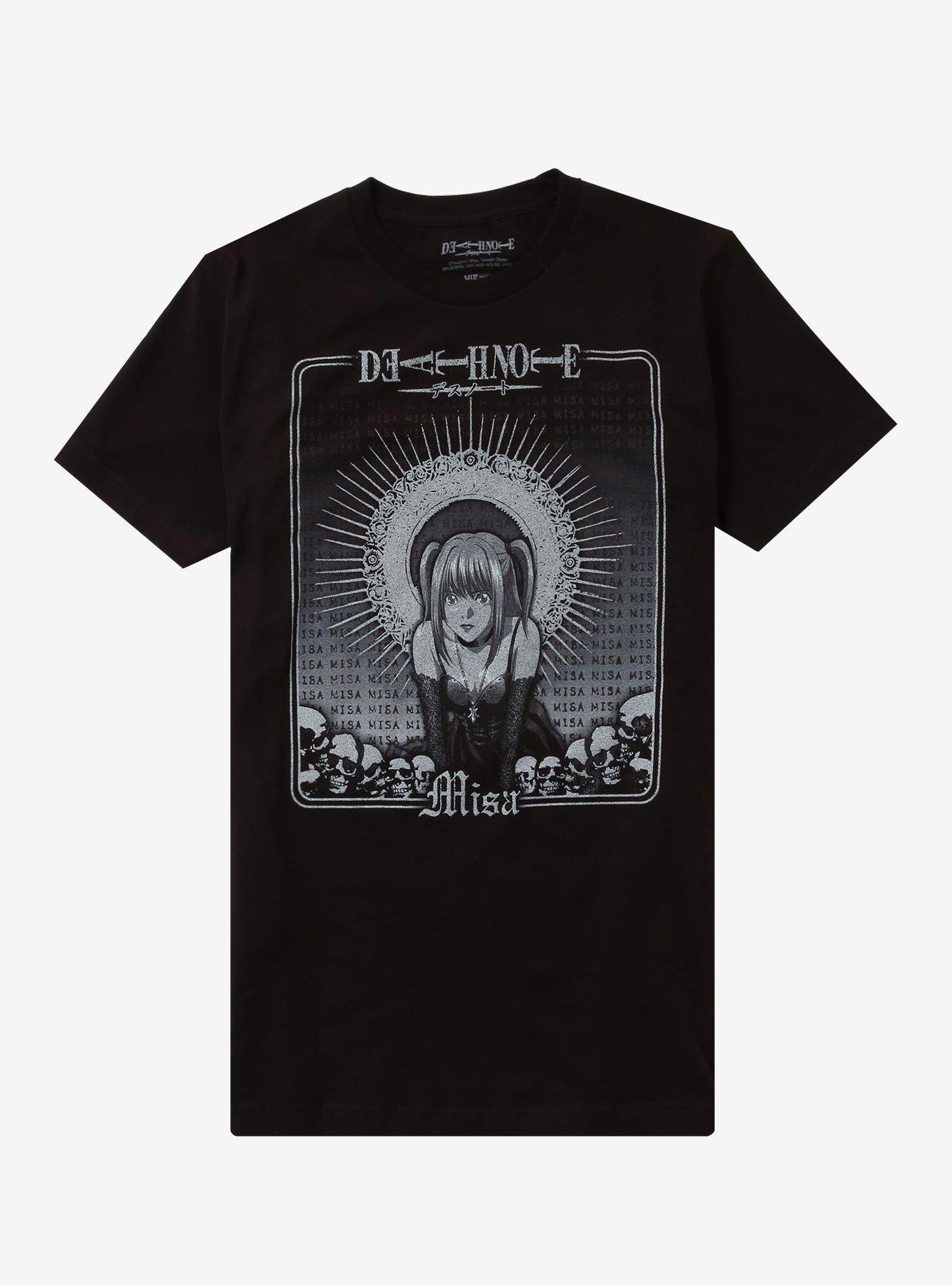 Death Note Misa Tarot Card Girls T Shirt