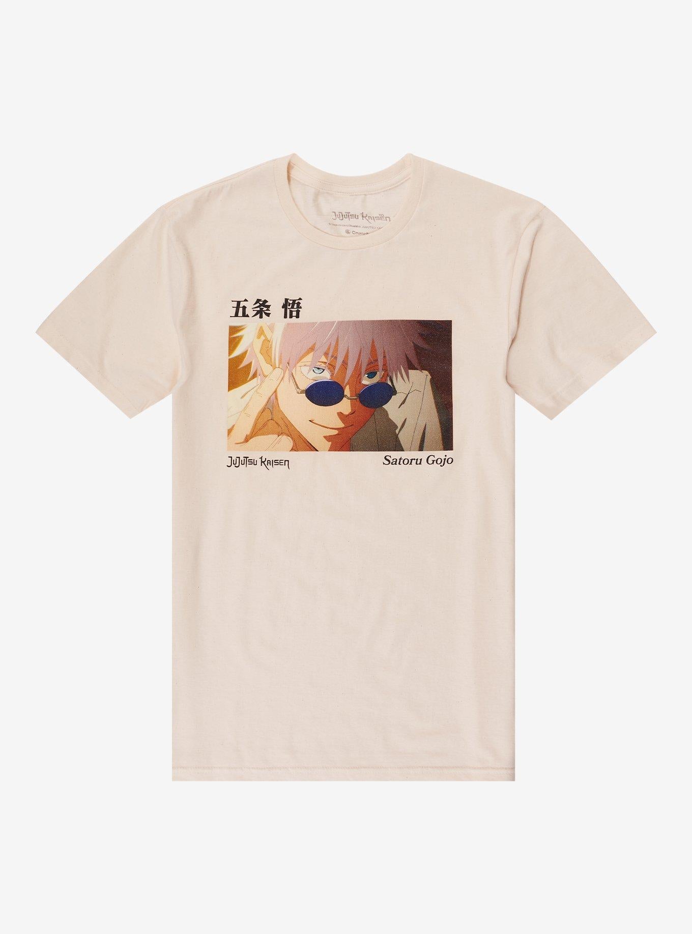 Jujutsu Kaisen Gojo Glasses Panel TShirt Graphic Tee | Graphic Tee | Unisex Shirt | High-Quality Print