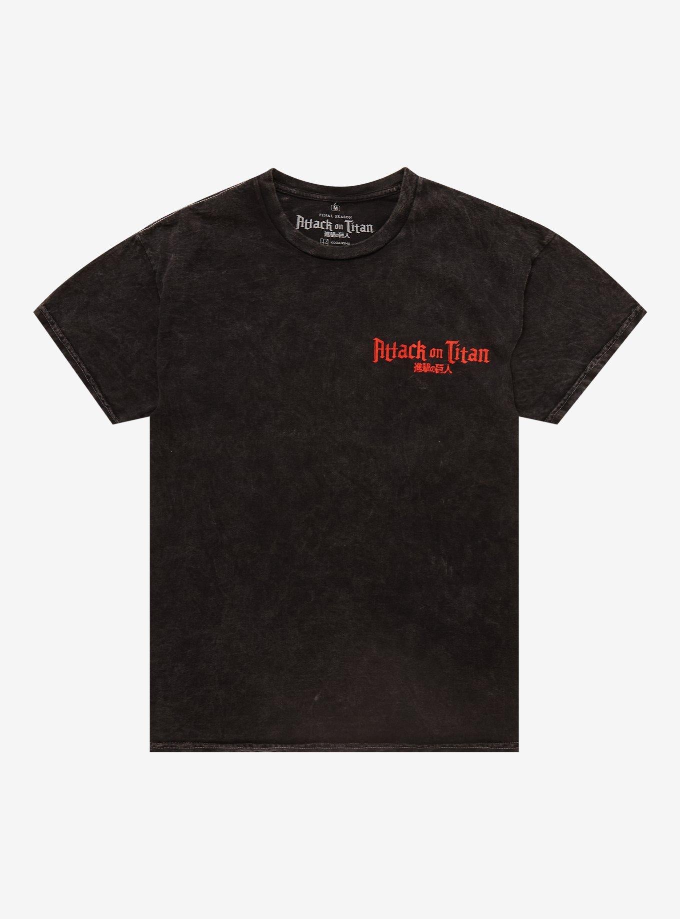 Attack On Titan Levi Tonal Double Sided T Shirt