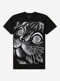 Spiral Cat Eyes Jumbo Print T-Shirt By Friday Jr.