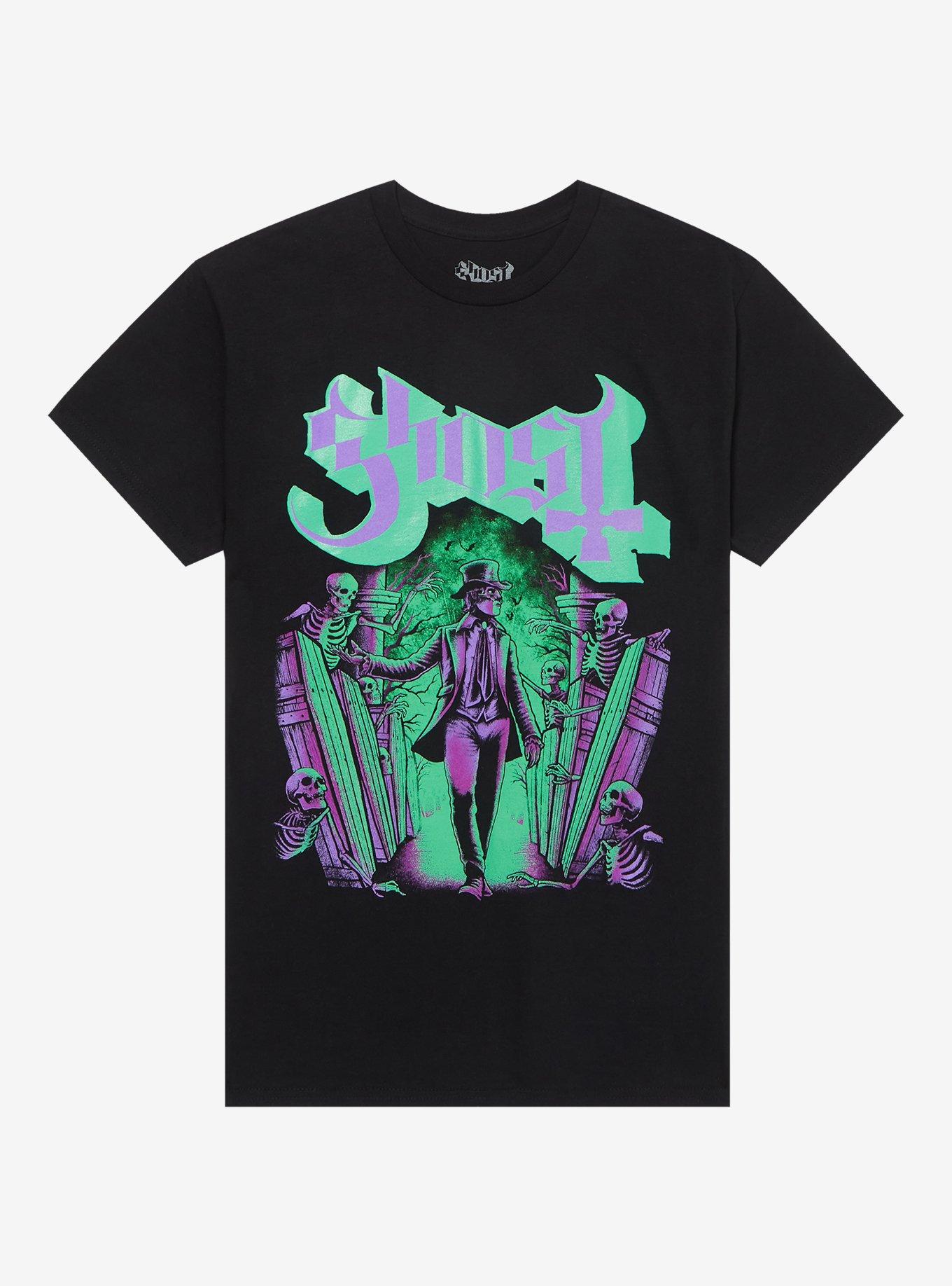 Ghost Papa V Perpetua Portal GlowInTheDark TShirt Graphic Tee | Graphic Tee | Unisex Shirt | Soft Comfortable Wear