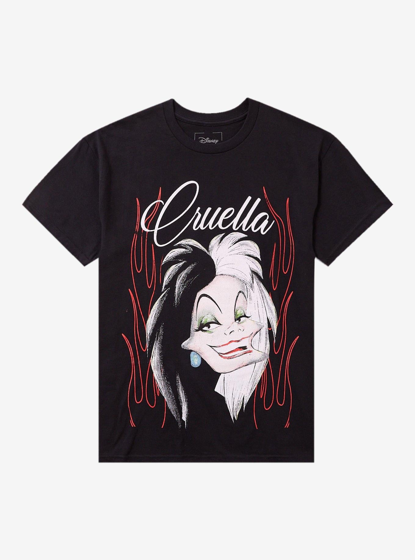 Disney Cruella De Vil Flames T-Shirt