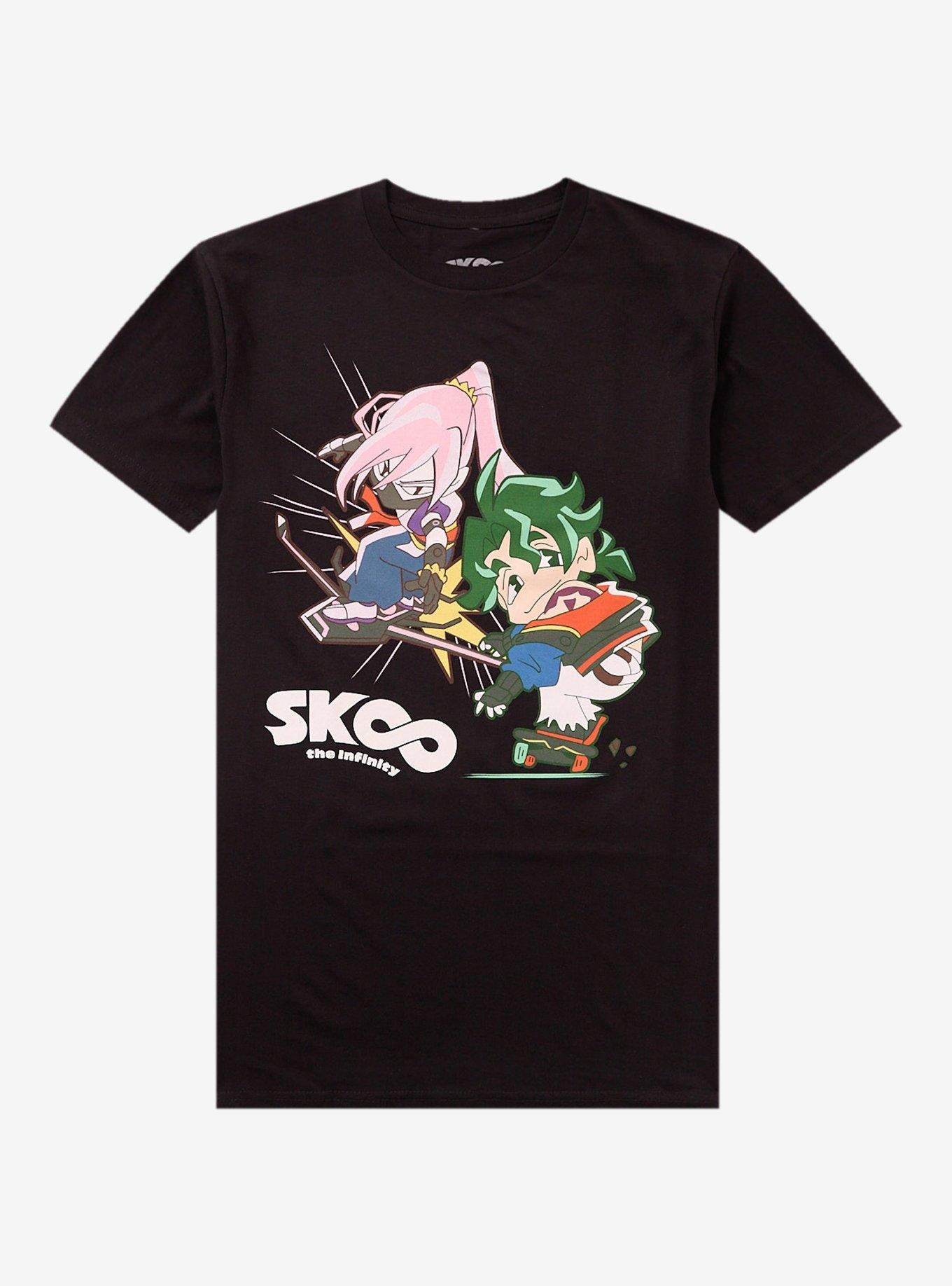 SK8 The Infinity Joe Cherry Blossom Chibi Duo TShirt Graphic Tee | Graphic Tee | Unisex Shirt | High-Quality Print