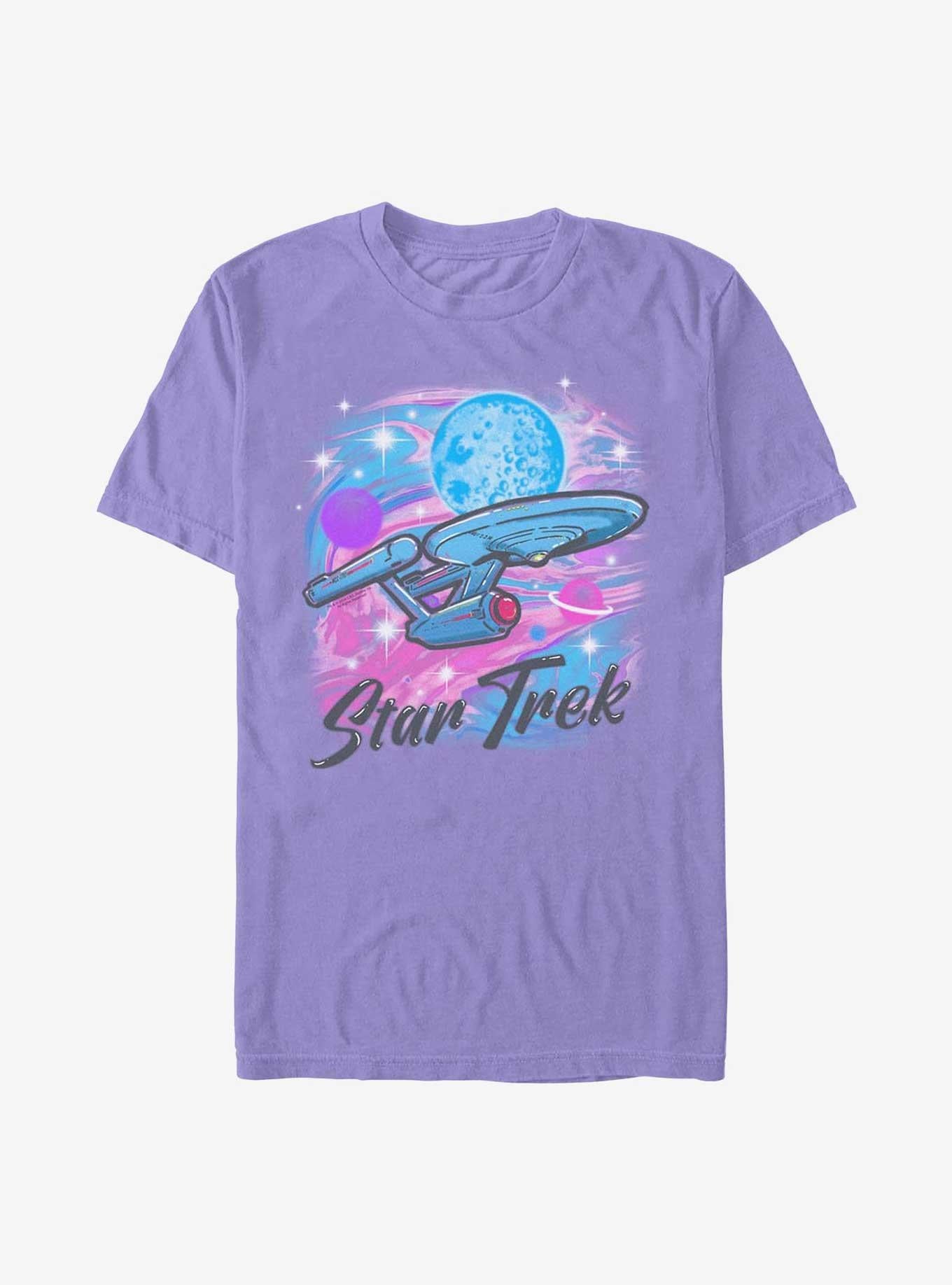 Star Trek Airbrushed Ship Garment Dye T-Shirt T-Shirt | High-Quality Print | Must-Have Style