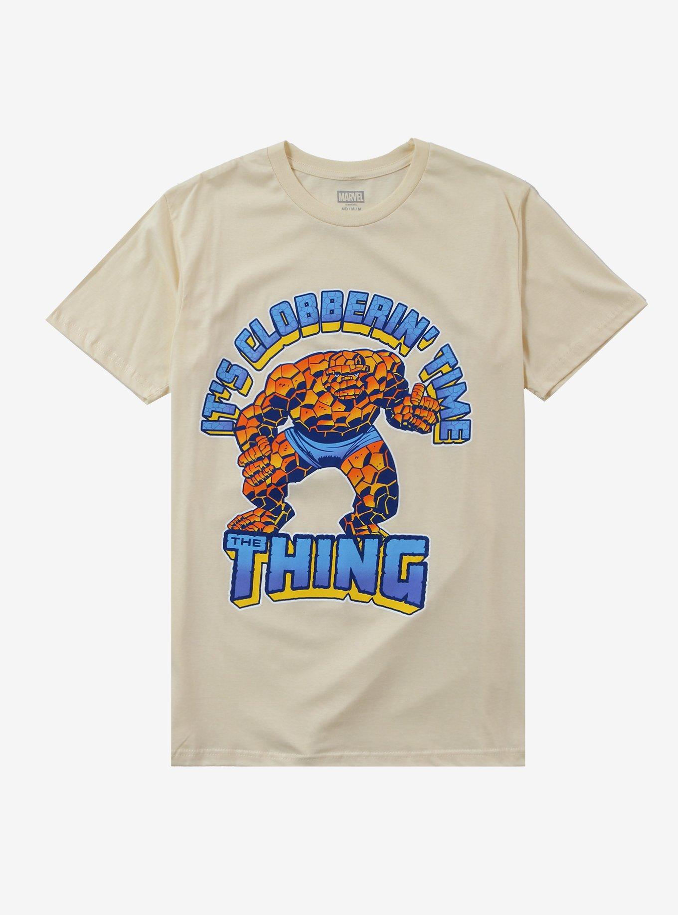Marvel The Fantastic Four The Thing Clobberin Time TShirt Graphic Tee | Graphic Tee | Unisex Shirt | Best-Selling Design