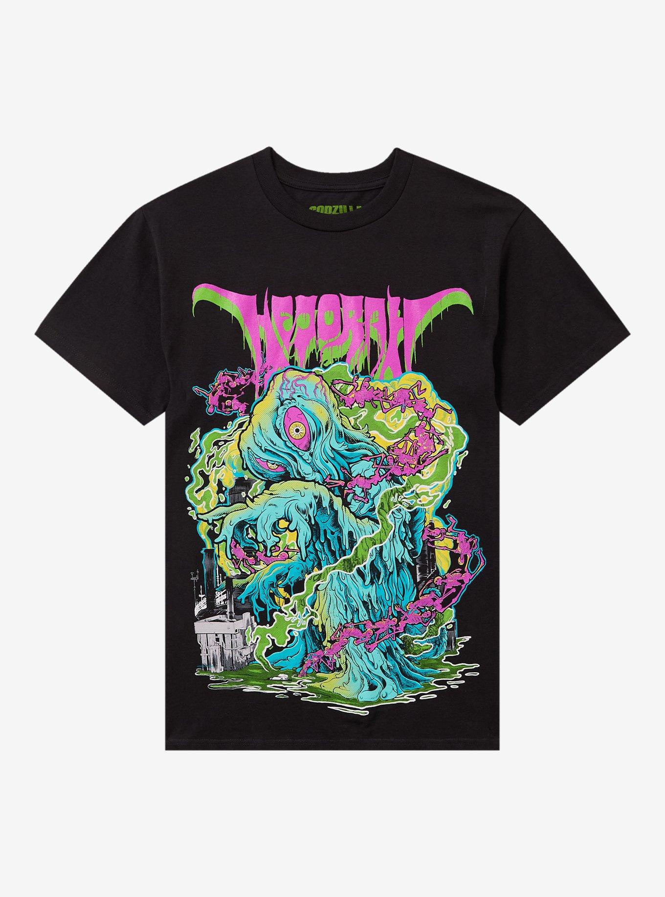 Ghost X Ghost Godzilla Hedorah Metal T Shirt