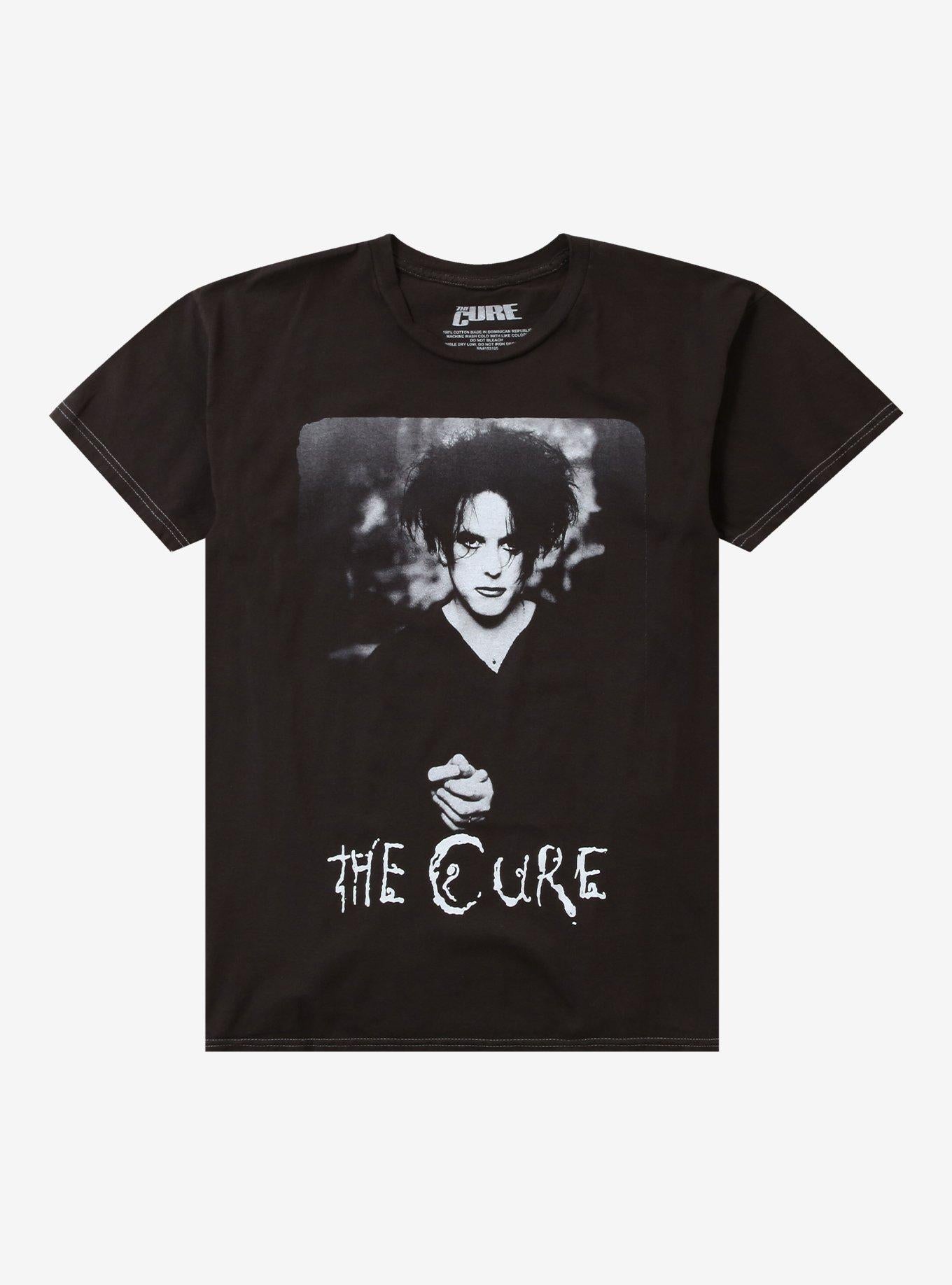 Cure Robert Smith Portrait Pigment Dyed T Shirt
