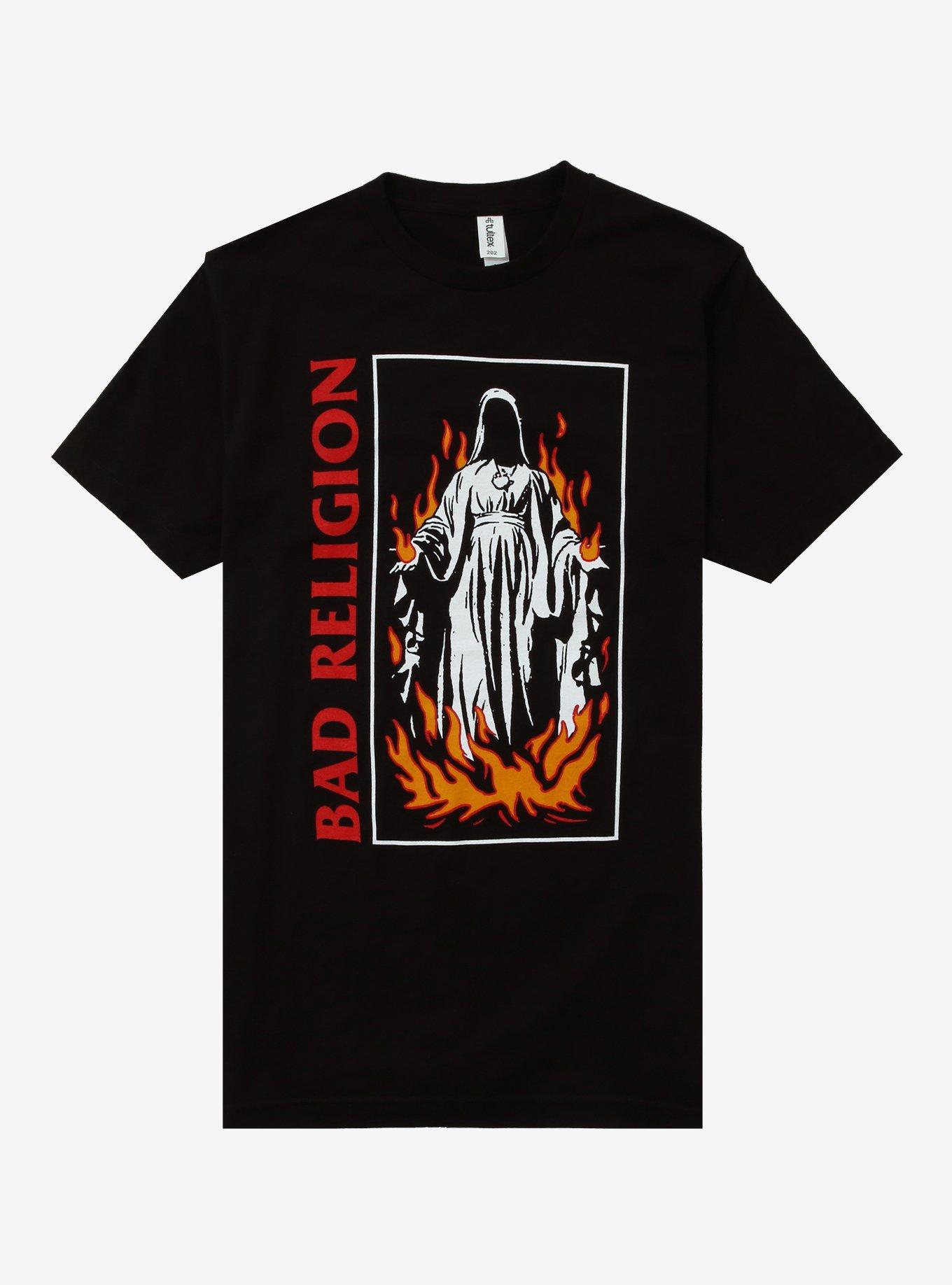 Bad Religion Flames T-Shirt | Premium Unisex T-Shirt, Trending Graphic Tee