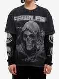 Fearless Grim Reaper Thermal Long Sleeve T Shirt