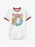 Marvel Fantastic Four Squad Ringer T-Shirt