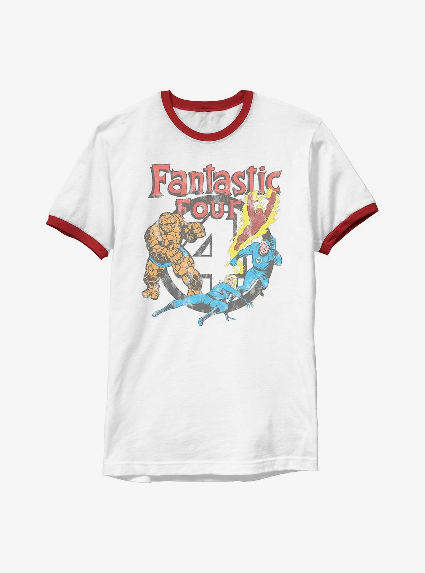 Marvel Fantastic Four Squad Ringer T-Shirt