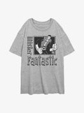 Marvel Fantastic Four Fantastic Pose Girls Oversized T-Shirt
