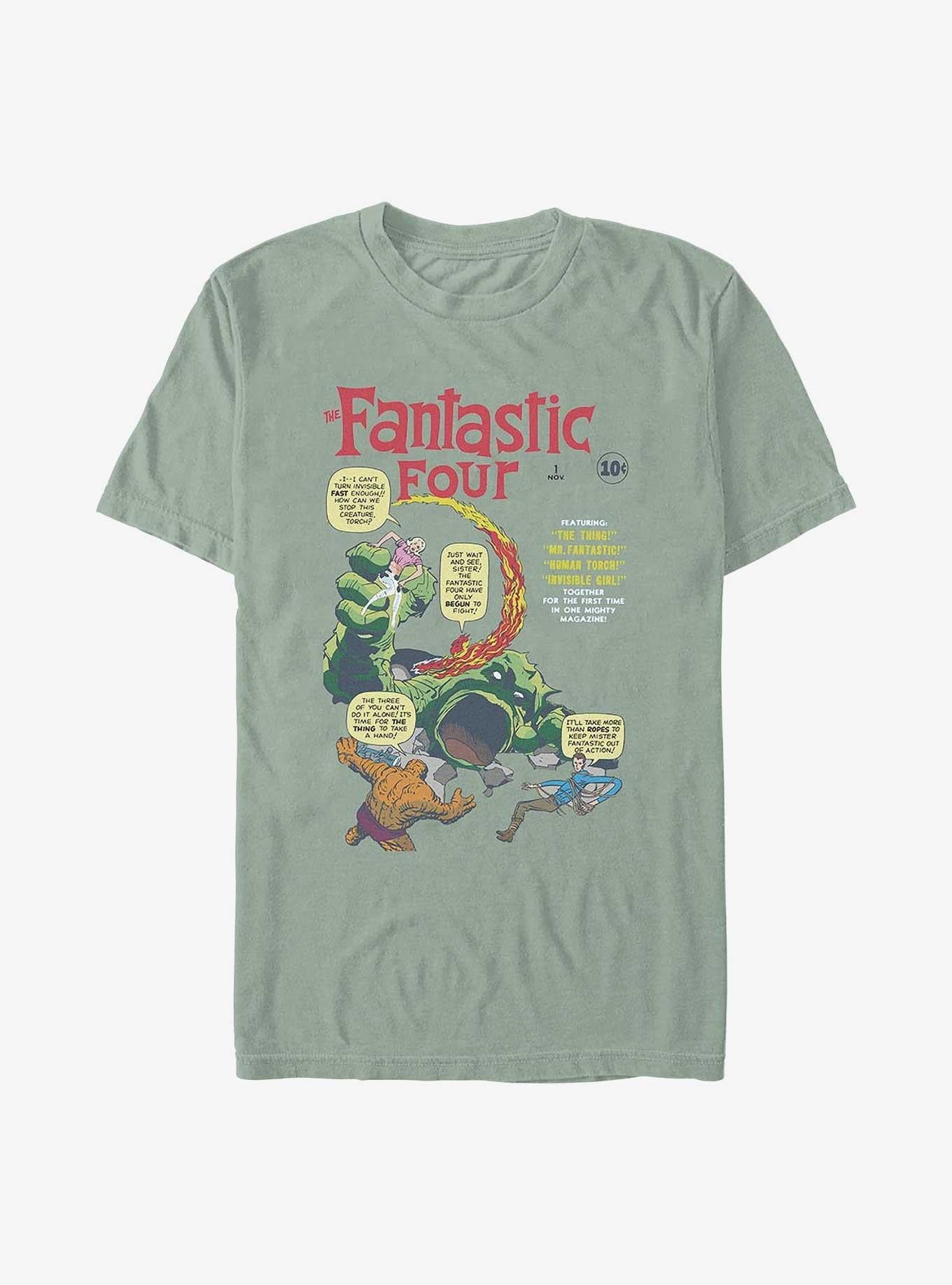 Marvel Fantastic Four Original Four Garment Dye T-Shirt