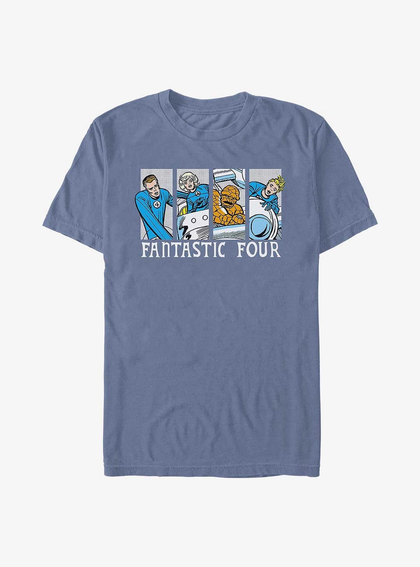 Marvel Fantastic Four Fantastic Comic Garment Dye T-Shirt T-Shirt | High-Quality Print | Must-Have Style