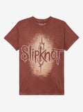 Slipknot Brick Red Pigment-Dye T-Shirt