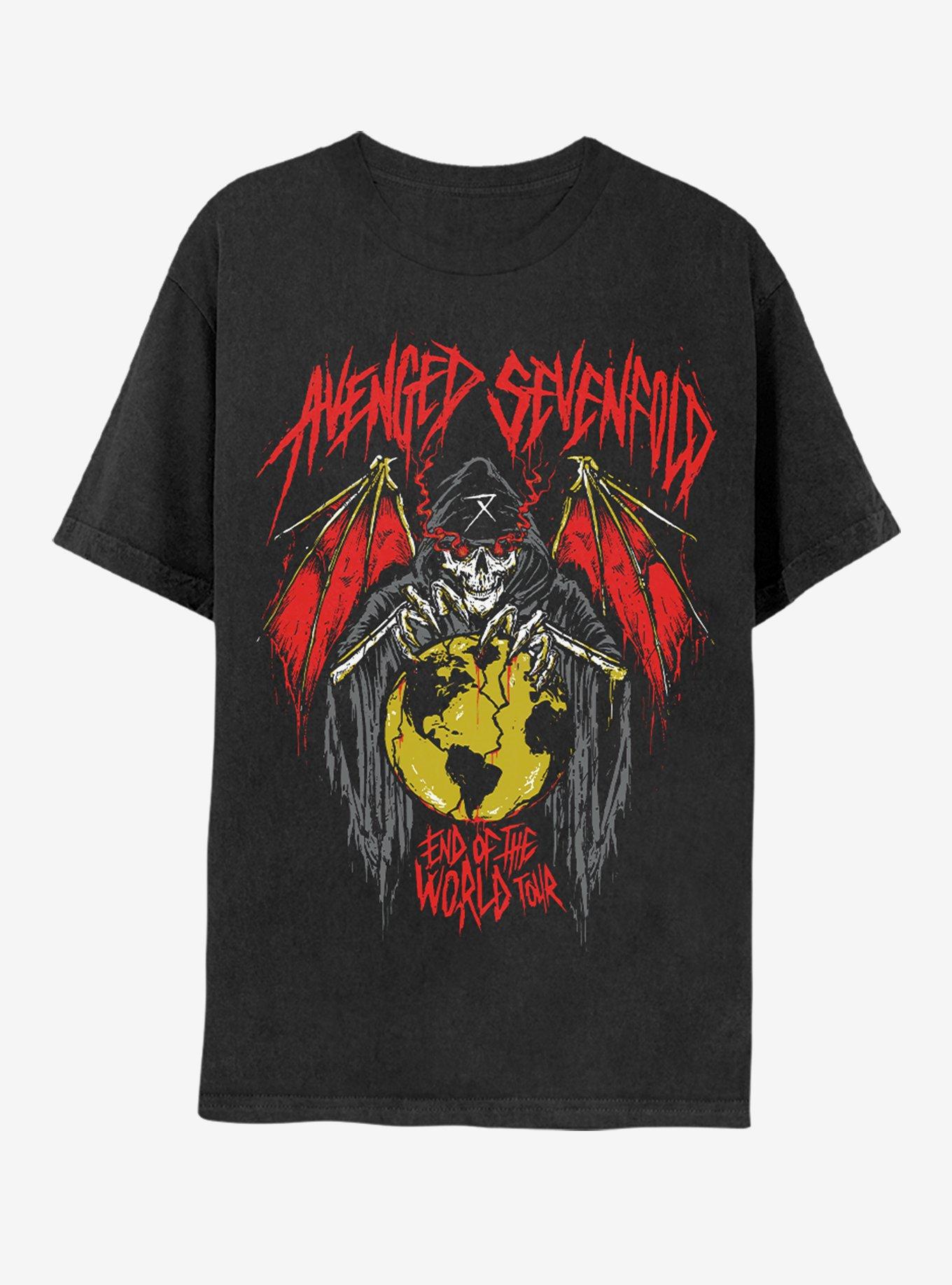 Avenged Sevenfold End Of World Tour Heavyweight T Shirt