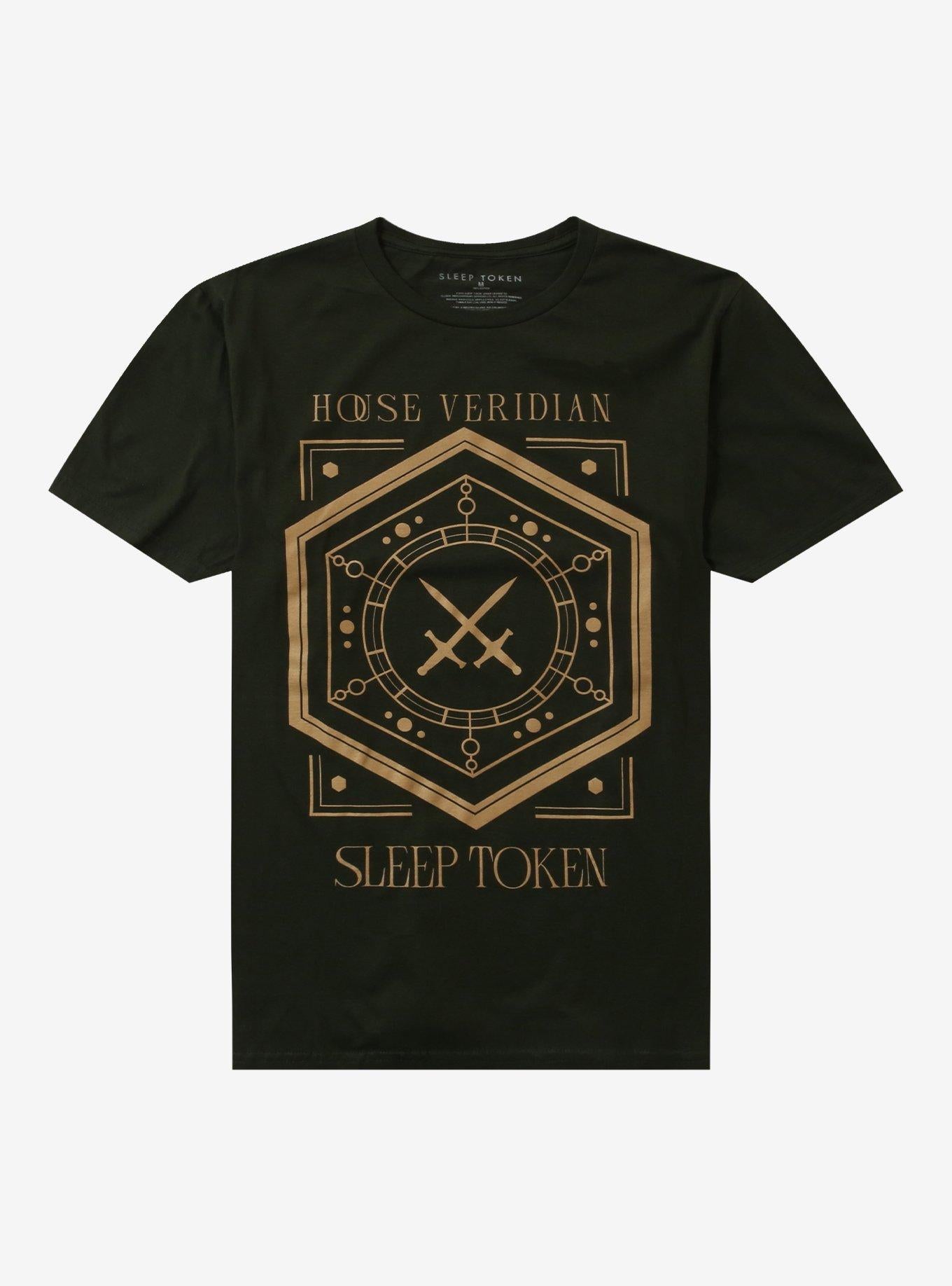 Sleep Token House Veridian Crest Green T-Shirt | Premium Unisex T-Shirt, Trending Graphic Tee
