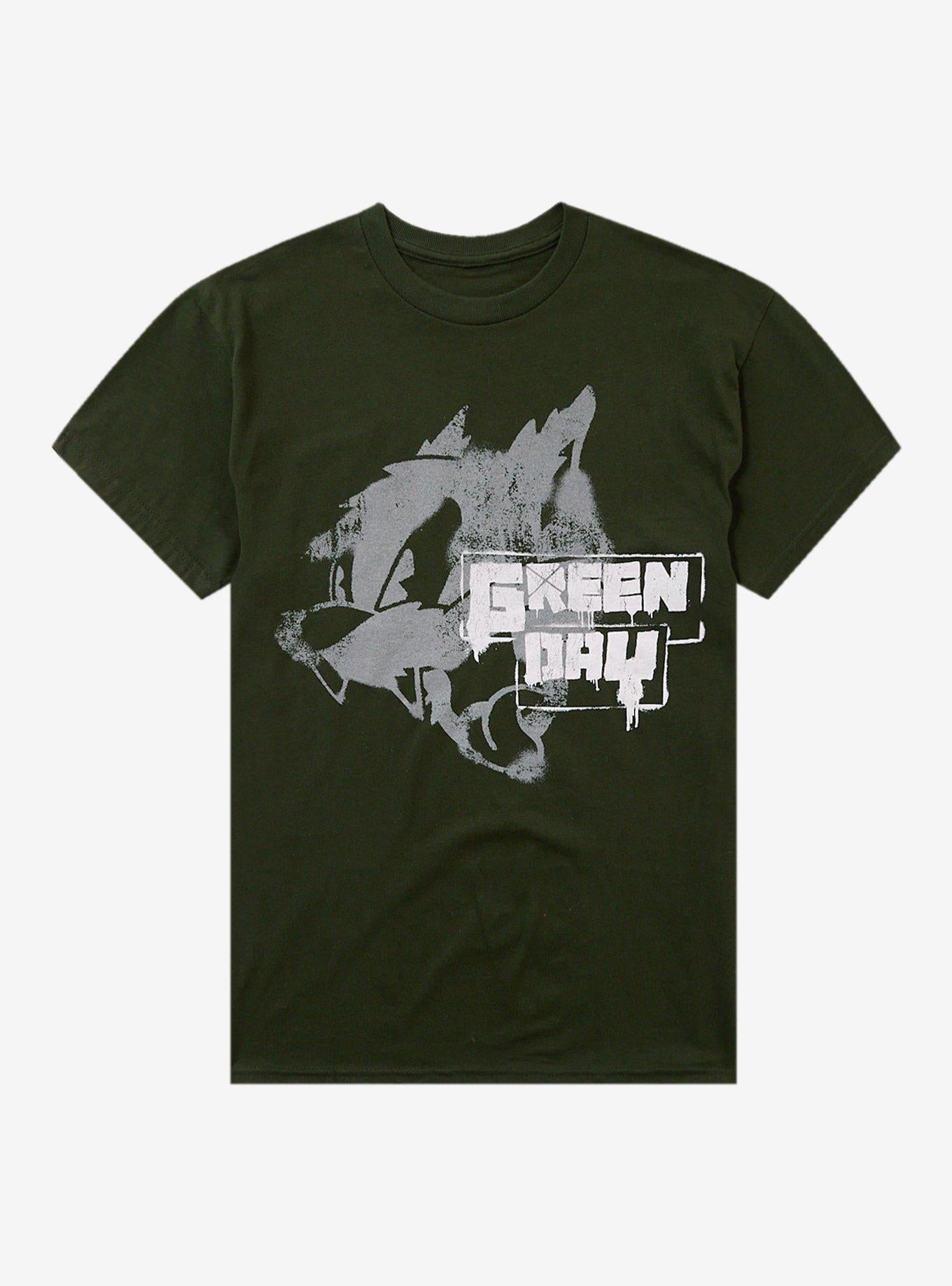 Green Day Hissing Cat Graffiti TShirt Graphic Tee | Graphic Tee | Unisex Shirt | Soft Comfortable Wear