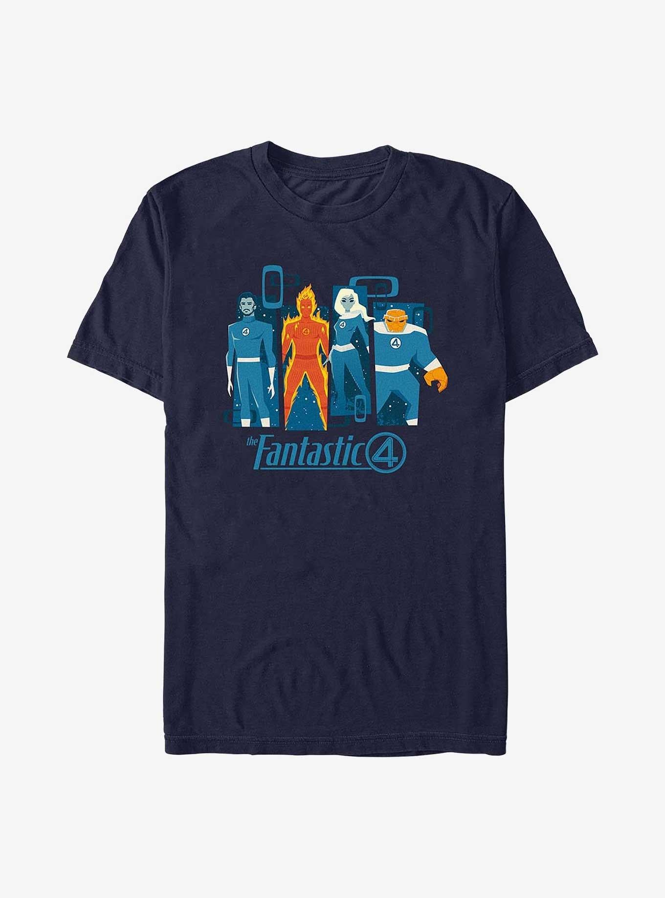 Marvel The Fantastic Four First Steps Fantastic Panels T-Shirt T-Shirt | High-Quality Print | Top Pick For Fans