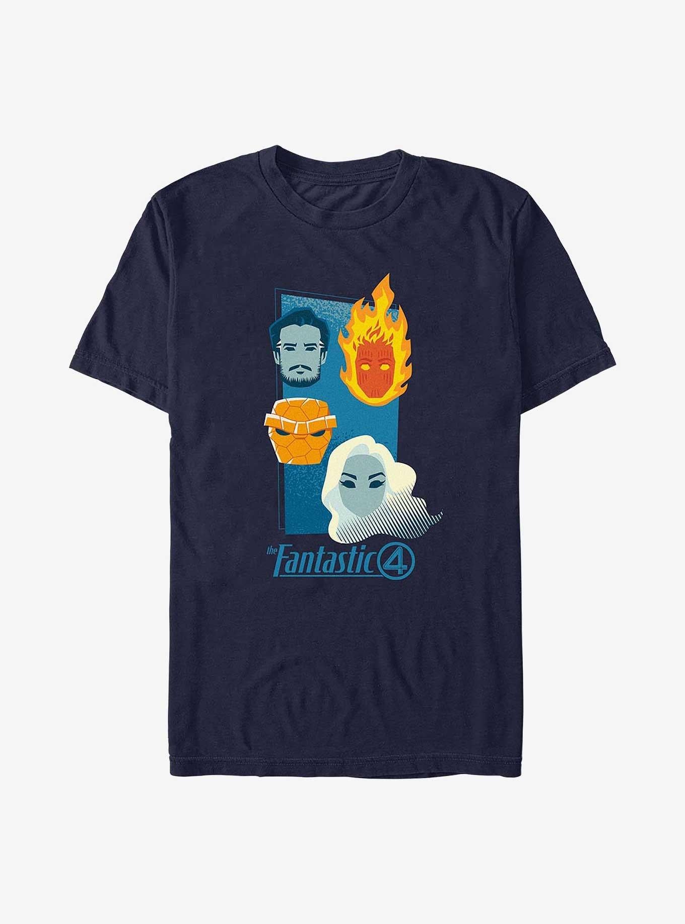 Marvel The Fantastic Four: First Steps Fantastic Heads T-Shirt
