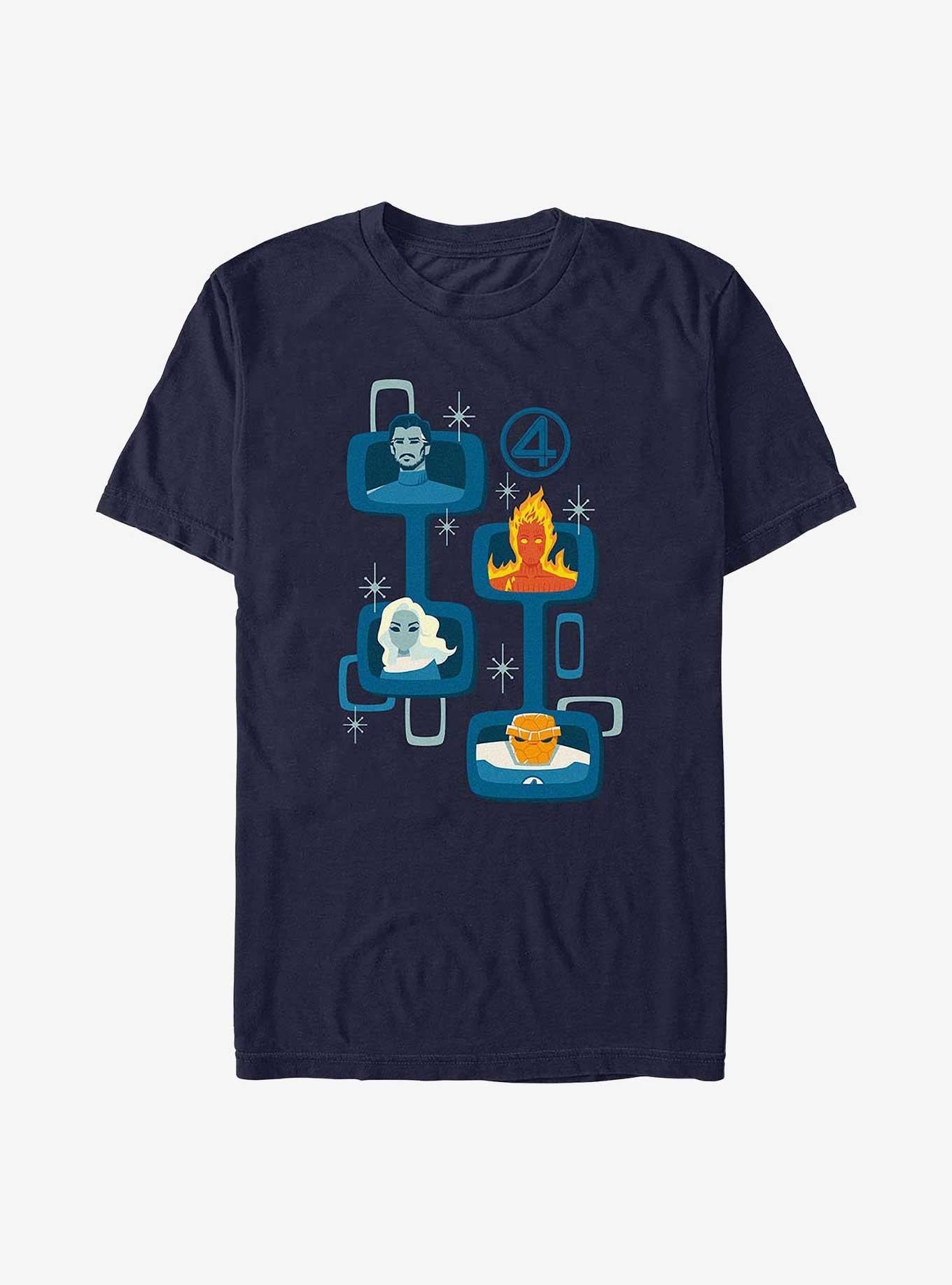 Marvel The Fantastic Four First Steps Fantastic Team T-Shirt T-Shirt | Best-Selling Artwork | Trending Now