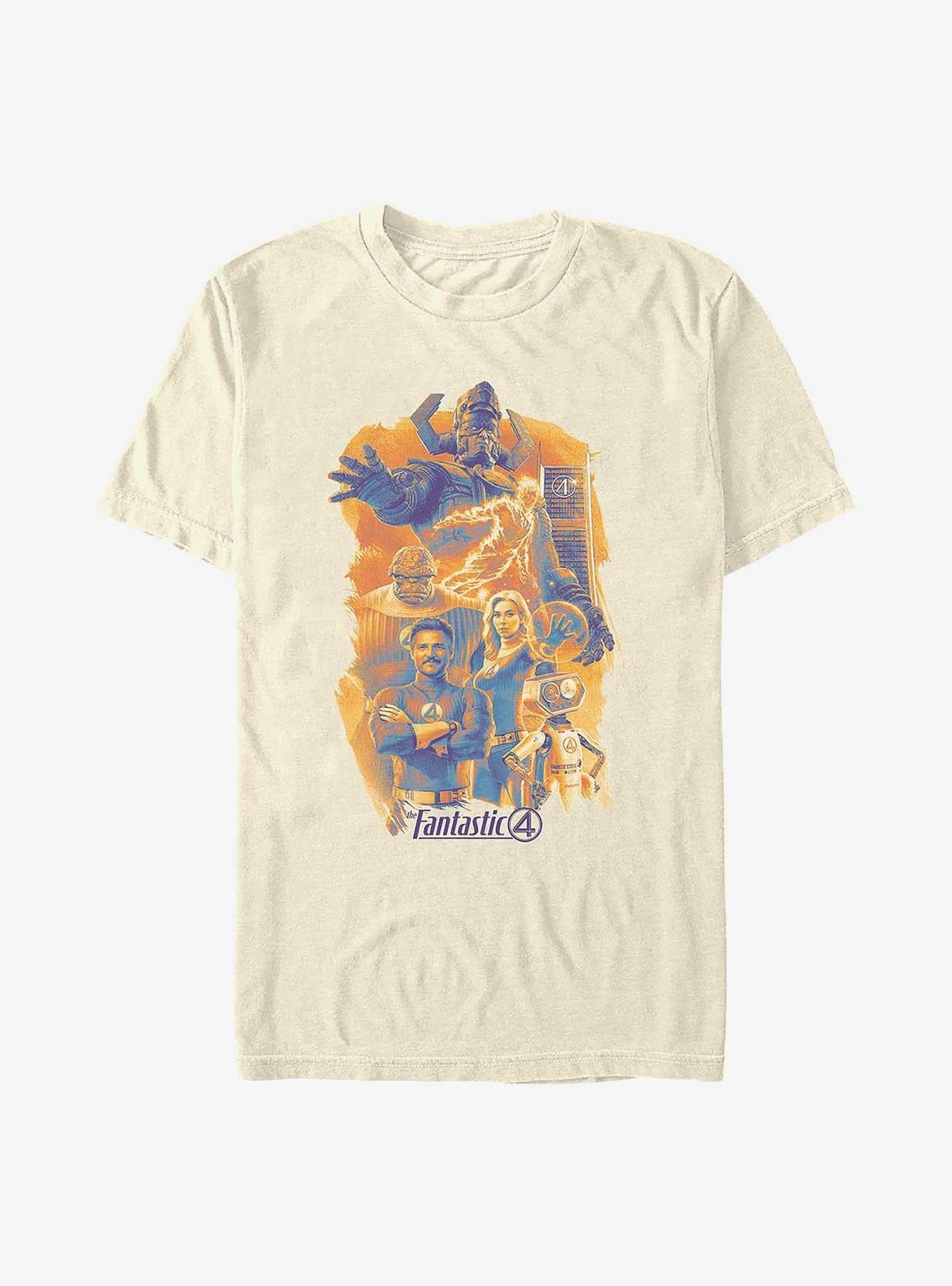 Marvel The Fantastic Four First Steps Fantastic Poster T-Shirt Poster | Aesthetic Graphic | Trending Now