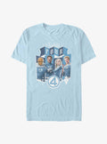 Marvel The Fantastic Four First Steps Heroes Panels T-Shirt T-Shirt | Streetwear Vibe | Great Gift Idea