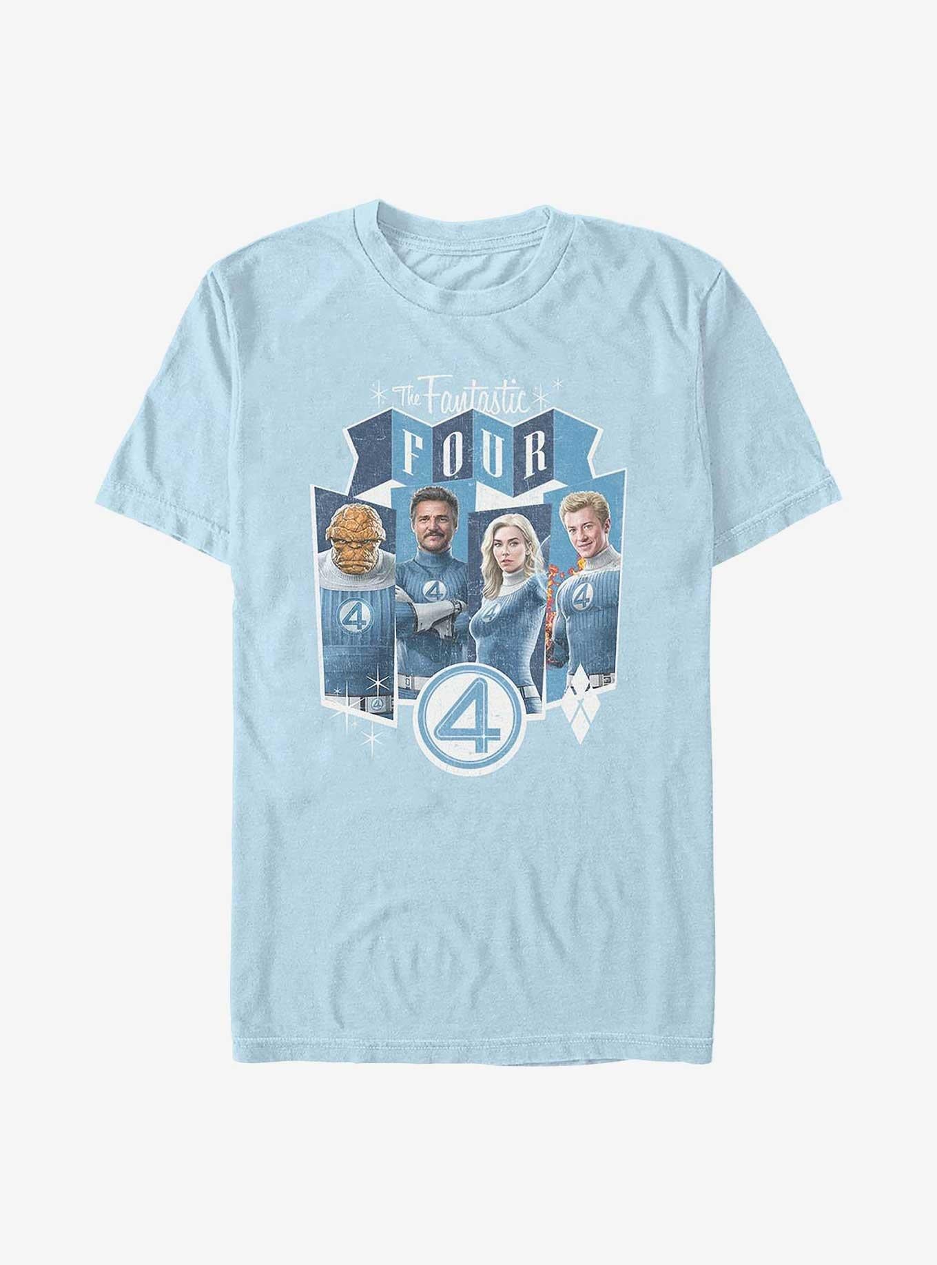 Marvel The Fantastic Four First Steps Heroes Panels T-Shirt T-Shirt | Streetwear Vibe | Great Gift Idea