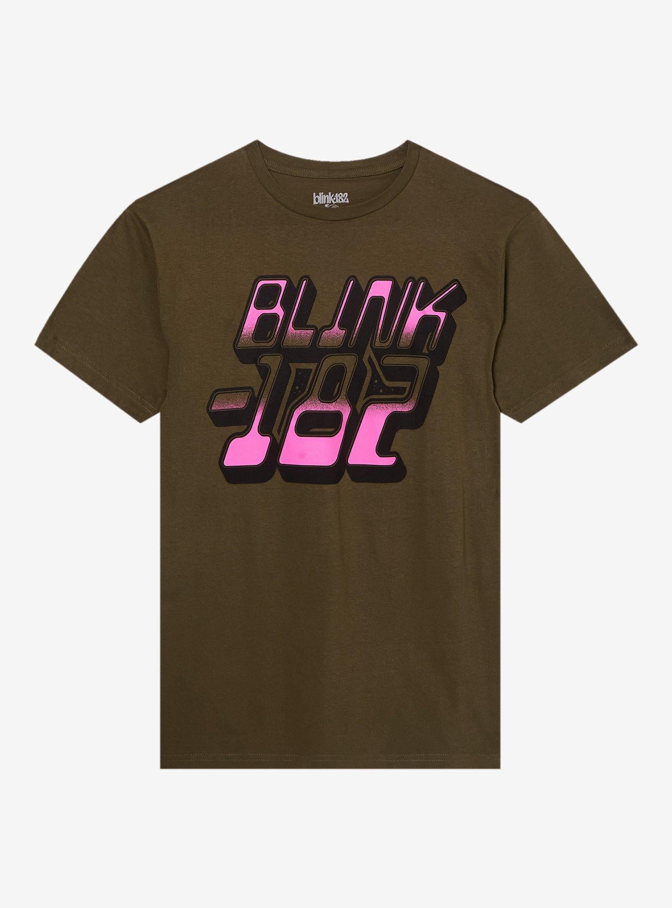 Blink182 Pink Gradient Logo TShirt Graphic Tee | Graphic Tee | Unisex Shirt | Soft Comfortable Wear