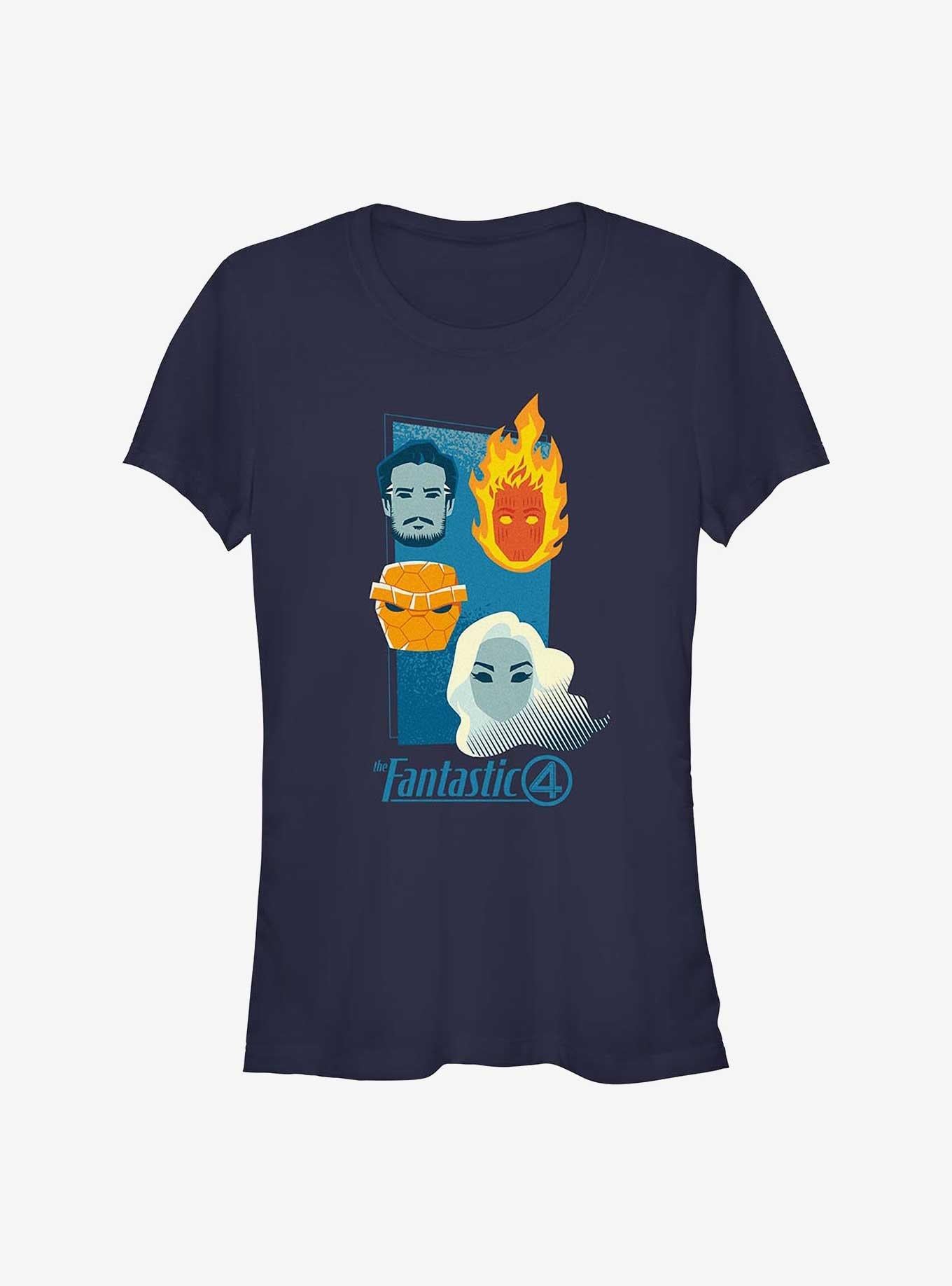 Marvel The Fantastic Four: First Steps Fantastic Heads Girls T-Shirt