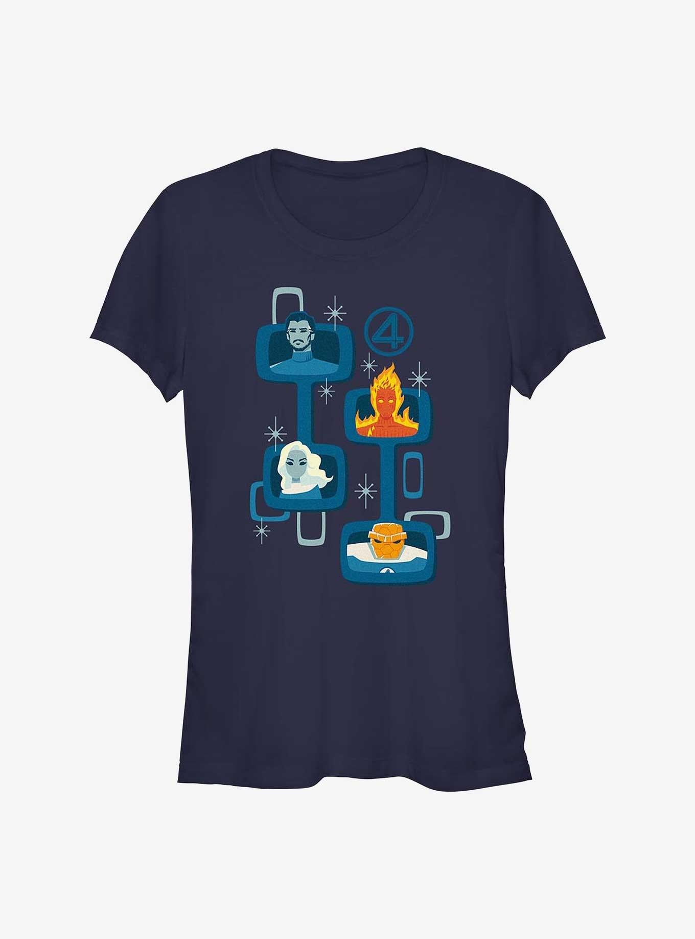 Marvel The Fantastic Four: First Steps Fantastic Team Girls T-Shirt