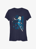 Marvel The Fantastic Four First Steps Invisible Woman Vintage Girls T-Shirt T-Shirt | Trending Design | Great Gift Idea