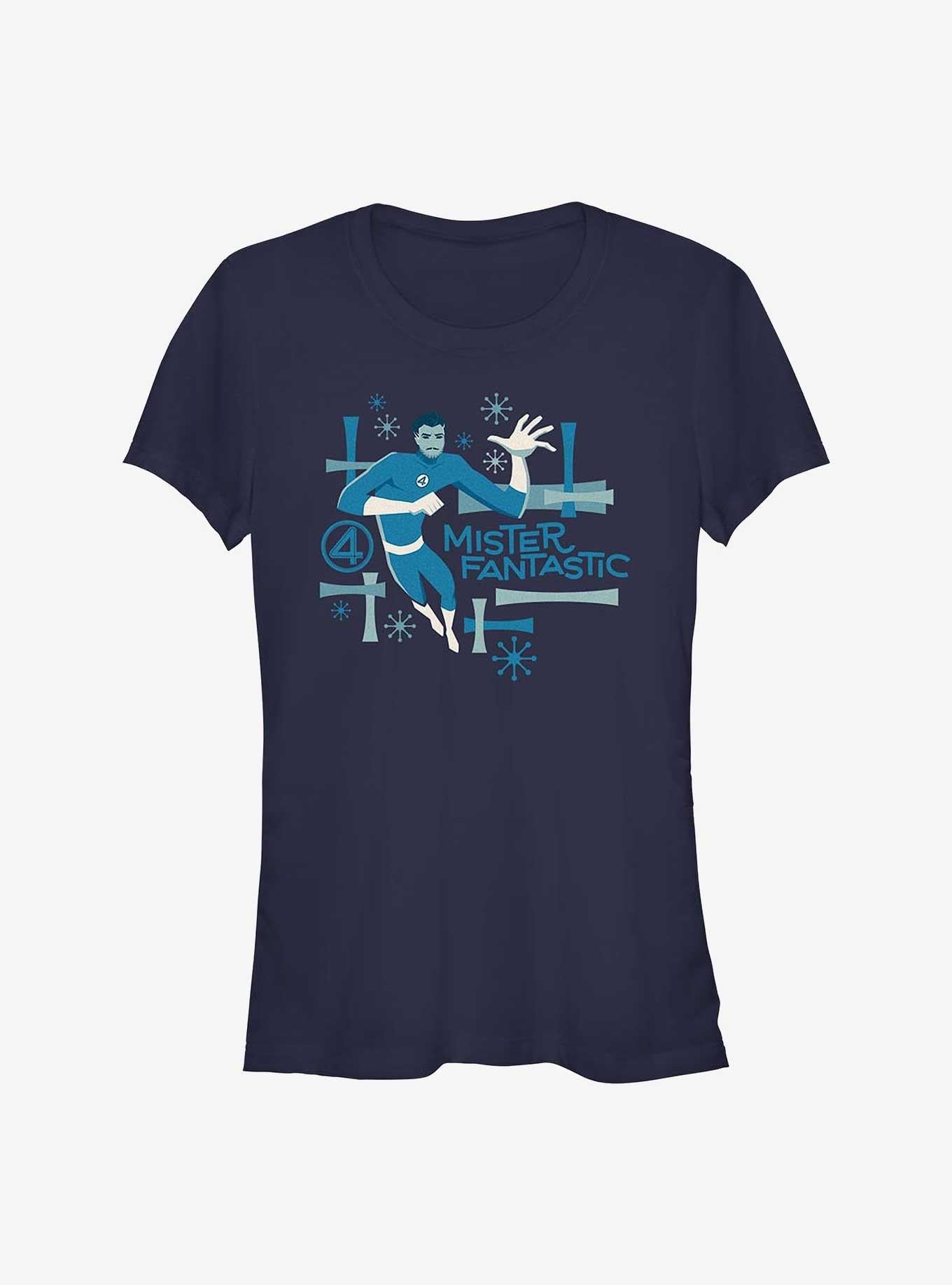 Marvel The Fantastic Four: First Steps Mister Fantastic Vintage Girls T-Shirt