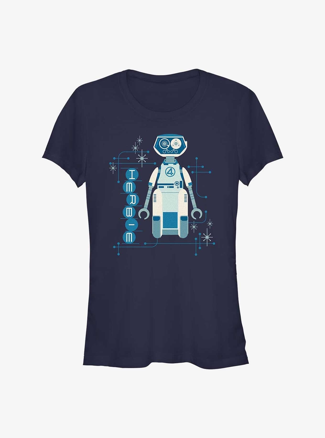 Marvel The Fantastic Four: First Steps Herbie Robot Girls T-Shirt