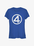 Marvel The Fantastic Four: First Steps Fantastic Four Logo Girls T-Shirt