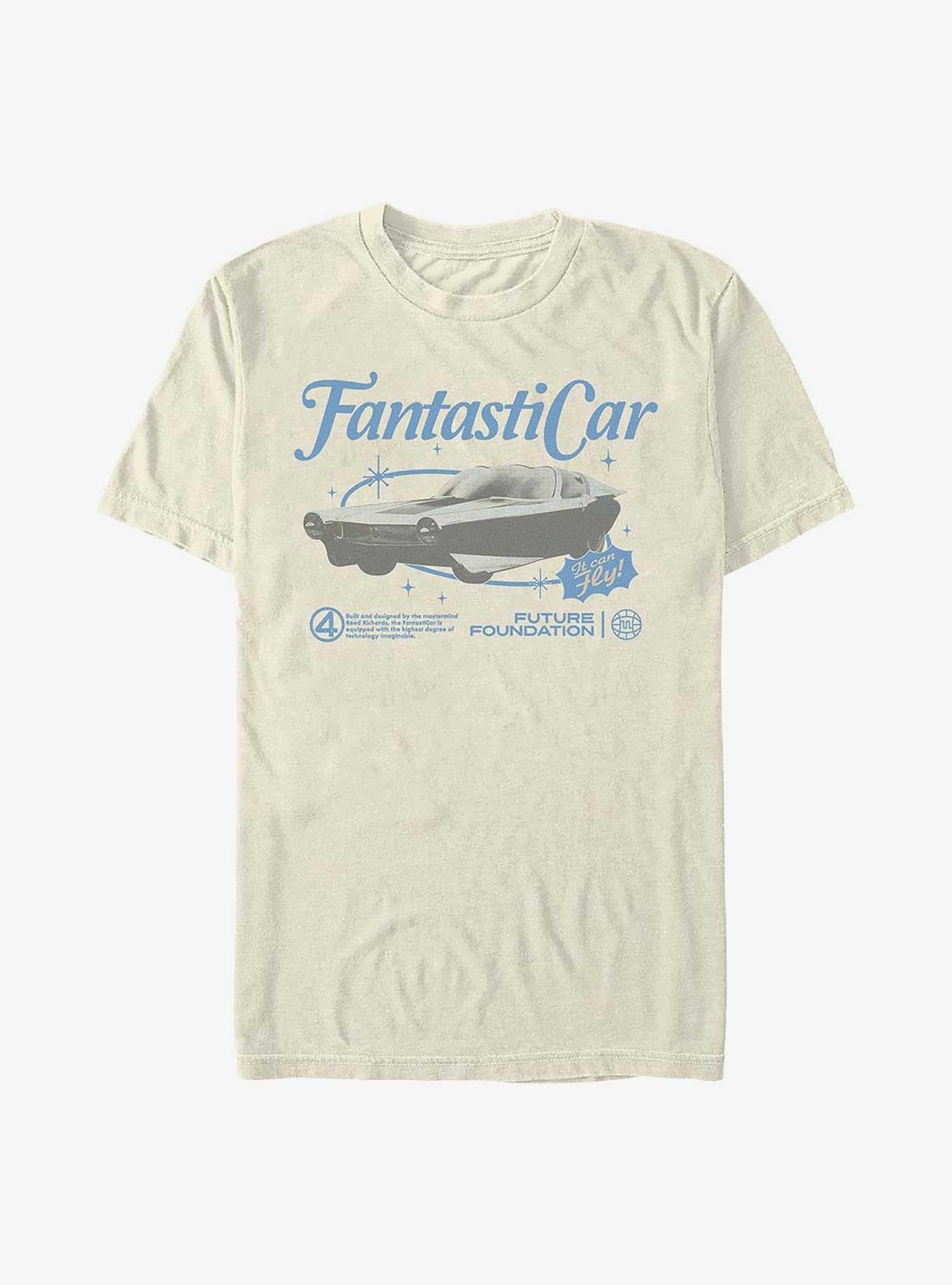Marvel The Fantastic Four: First Steps Fantastic Car Garment Dye T-Shirt Hot Topic Exclusive