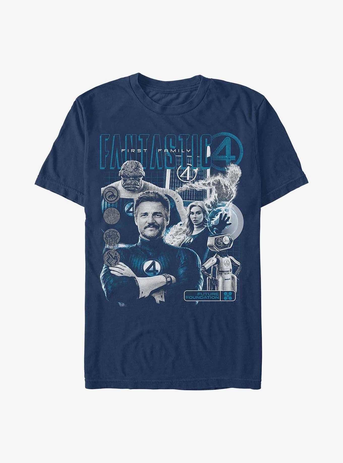 Marvel The Fantastic Four: First Steps Club Fantastic Garment Dye T-Shirt Hot Topic Exclusive