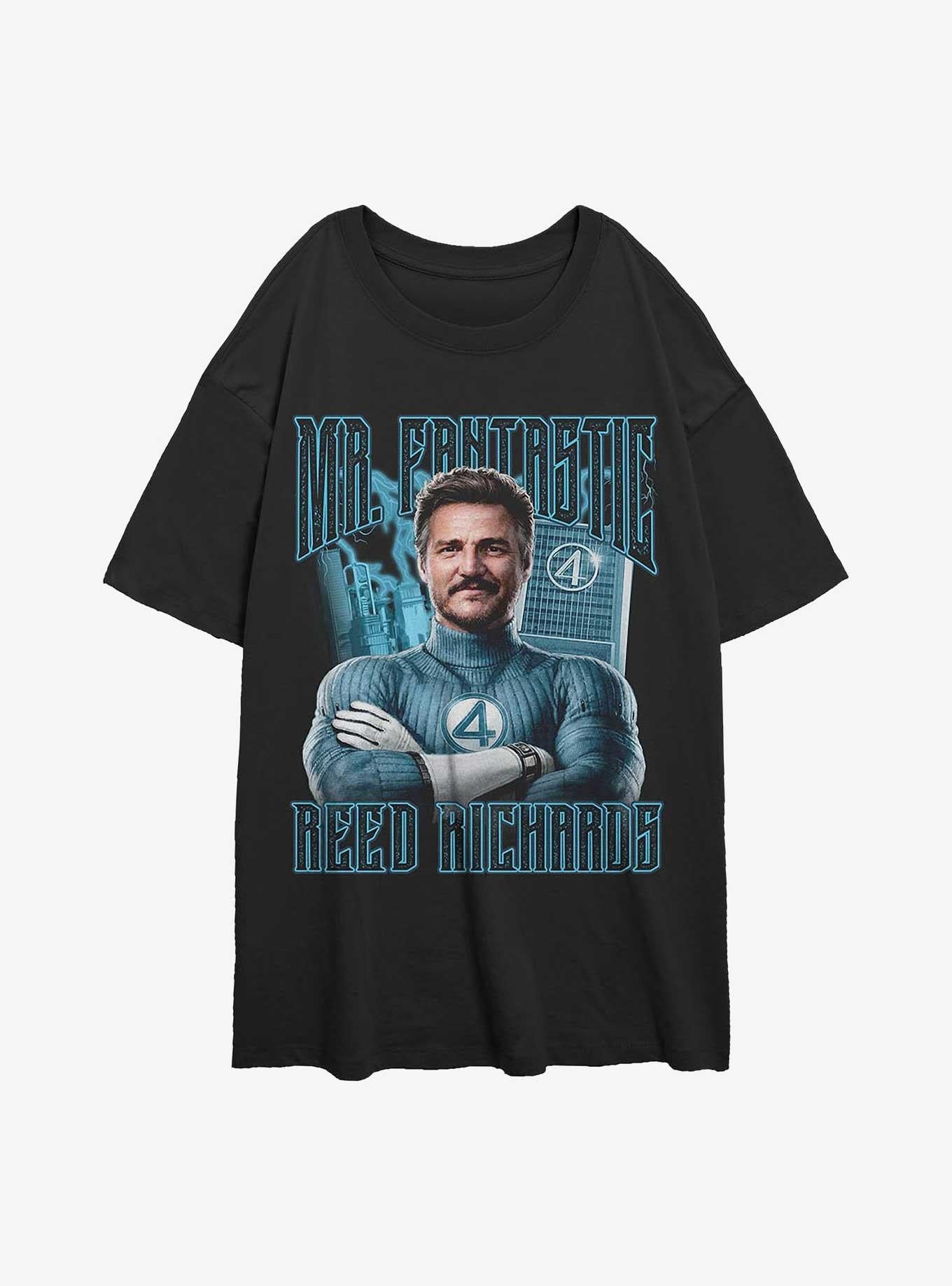 Marvel The Fantastic Four First Steps Reed Fantastic Girls Oversized T-Shirt Hot Topic Exclusive T-Shirt | High-Quality Print | Trending Now