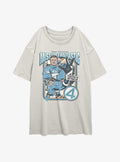 Marvel The Fantastic Four First Steps Mister Fantastic Reed Girls Oversized T-Shirt Hot Topic Exclusive T-Shirt | Exclusive Edition | Top Pick For Fans