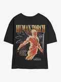 Marvel The Fantastic Four: First Steps Human Torch Girls Skimmer T-Shirt Hot Topic Exclusive