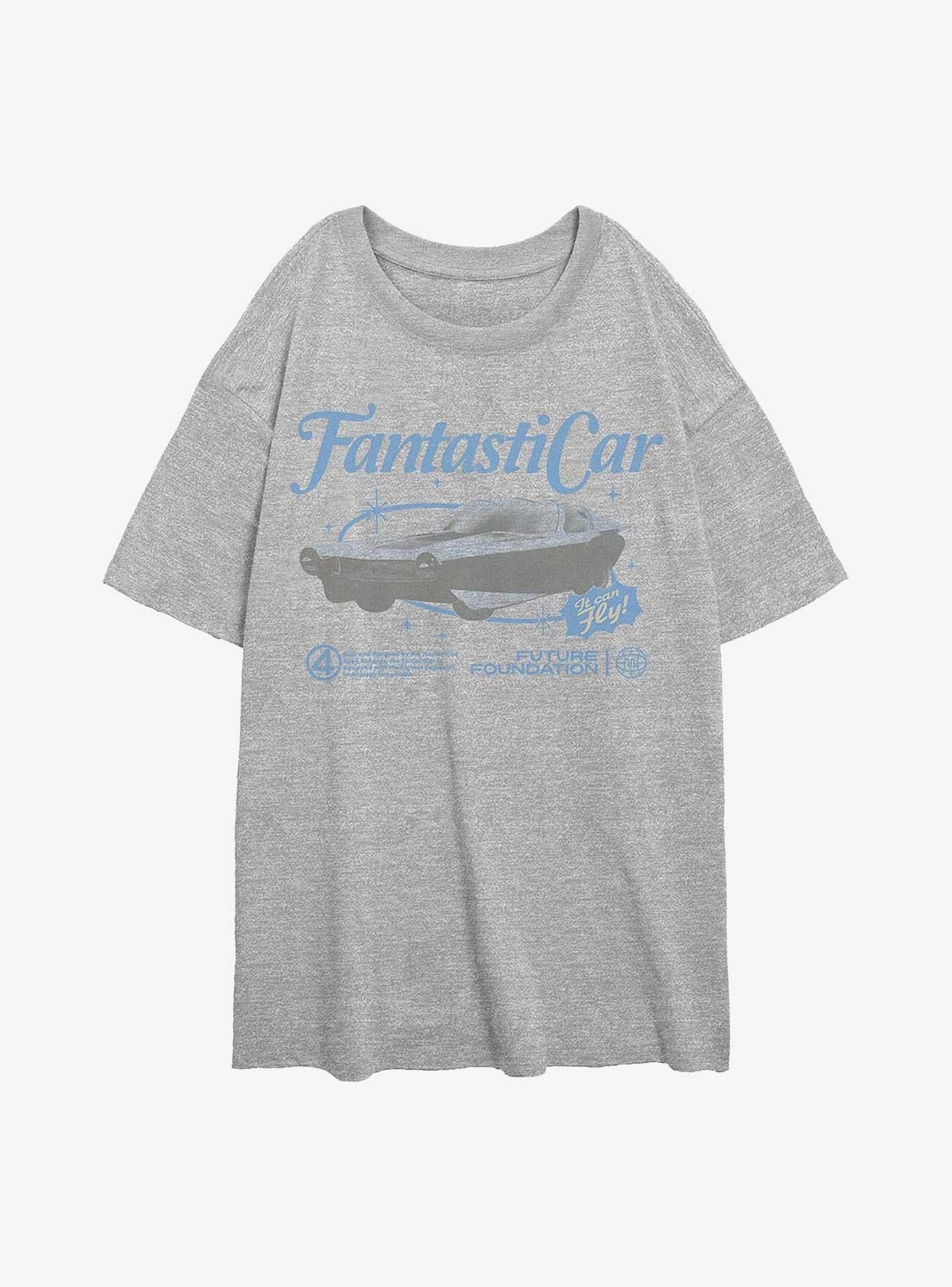 Marvel The Fantastic Four: First Steps Fantastic Car Girls Oversized T-Shirt Hot Topic Exclusive