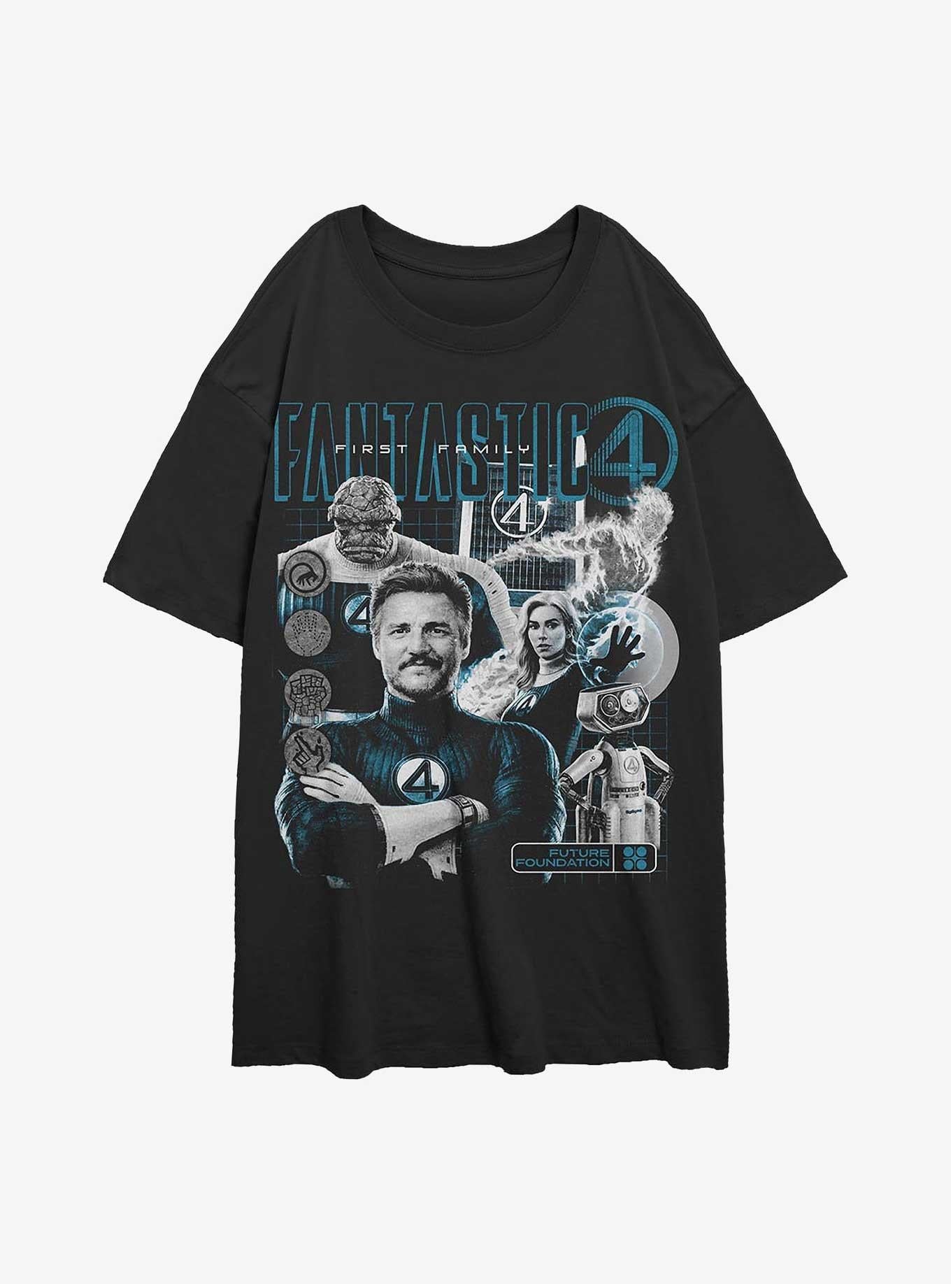 Marvel The Fantastic Four: First Steps Club Fantastic Girls Oversized T-Shirt Hot Topic Exclusive