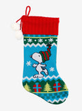 Peanuts Snoopy Snow Fair Isle Stocking T-Shirt | Exclusive Art Design | Great Gift Idea