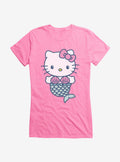 Hello Kitty Kawaii Vacation Mermaid Outfit Girls T-Shirt