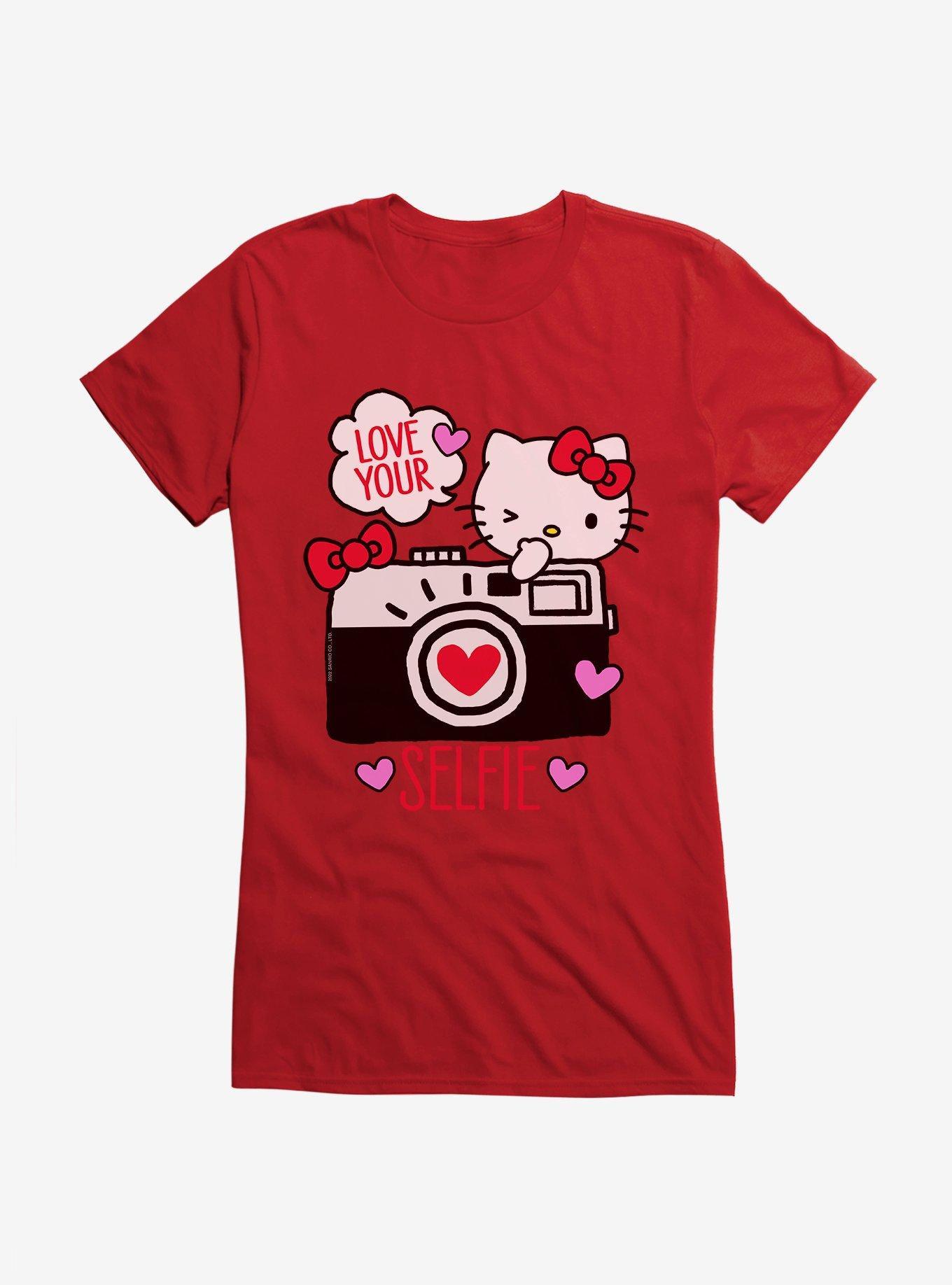 Hello Kitty Selfie Love Girls T-Shirt