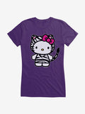 Hello Kitty Jungle Paradise Zebra Print Girls T-Shirt